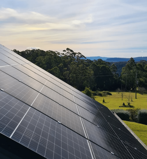 Unlimited Power Solutions Close up of Solar Installation and panels in Nowra
